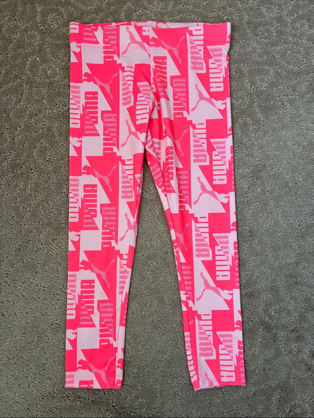 Puma Girls 5 - Logo Hoodie & Leggings Activewear - Picture 4 of 6